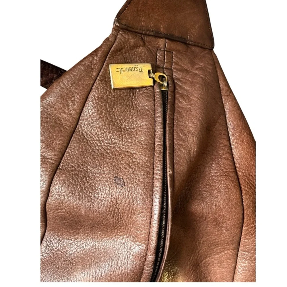 Tignanello Leather Sling Shoulder Handbag with‎ Adjustable Strap